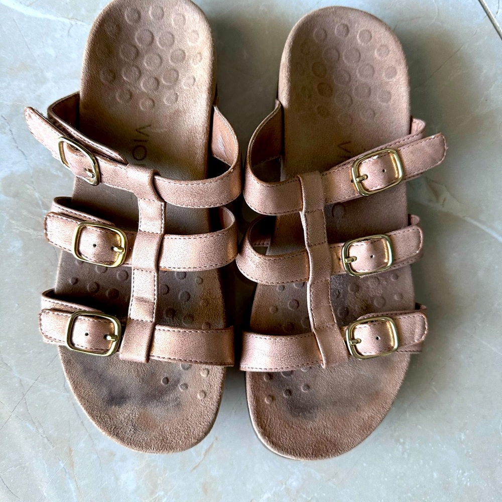 Vionics, size 8, Rose Gold, adjustable.